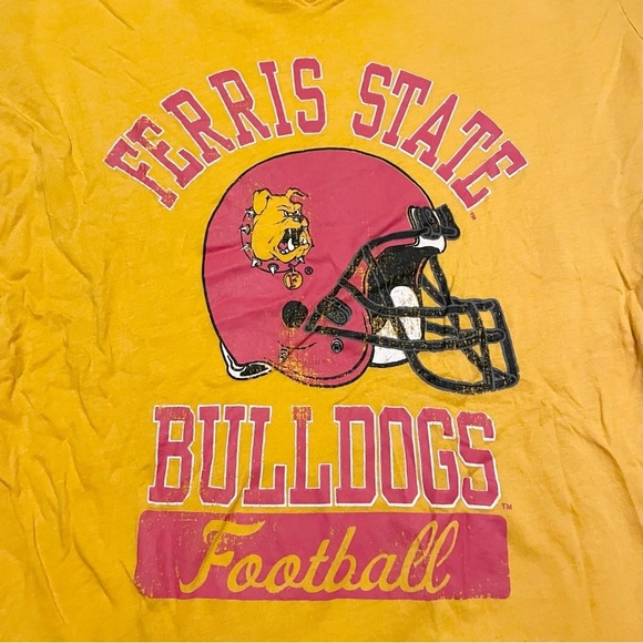 Ferris State Bulldogs Football Russell Long Sleeve Shirt Girls Size Large 12-14 - Picture 2 of 16